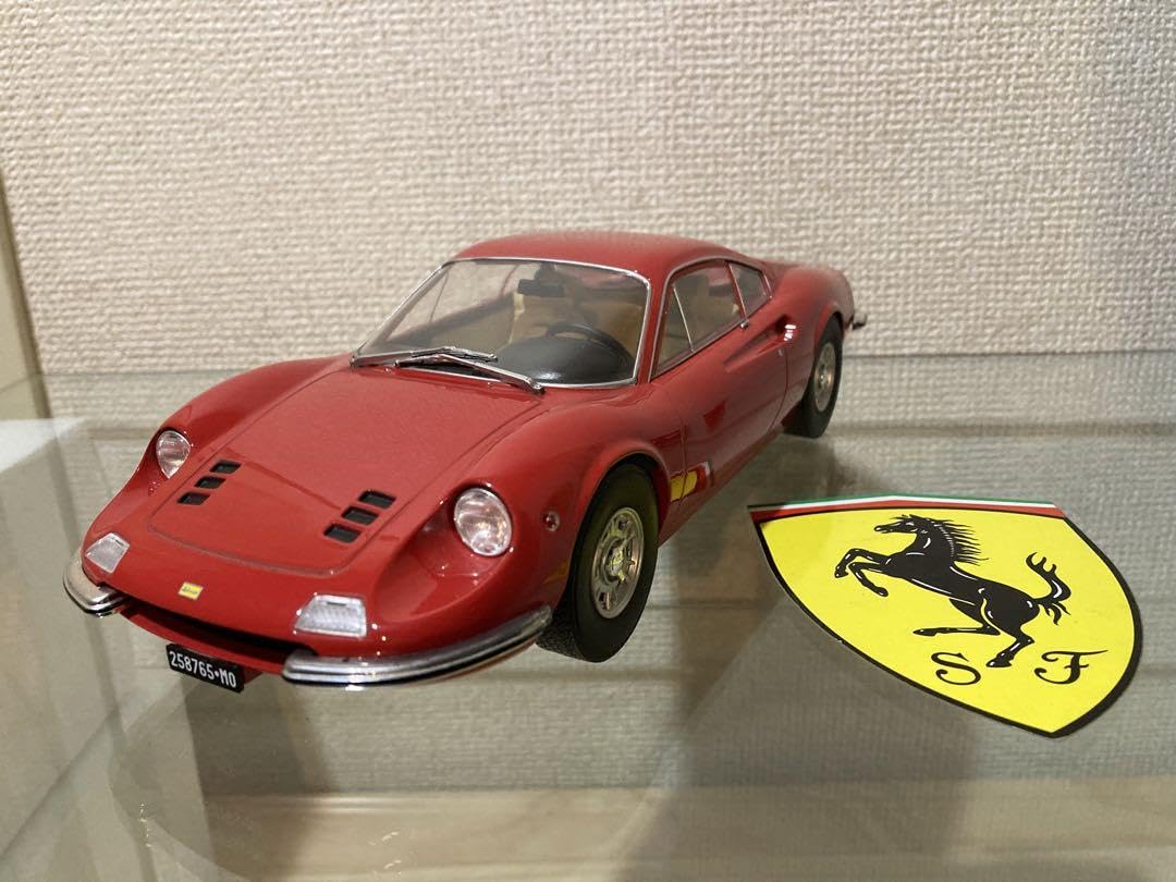 Ferrari 246 GT ミニカー 1/18 Kyosho 1:18 Ferrari Dino 246 GT red PHR1804R model car